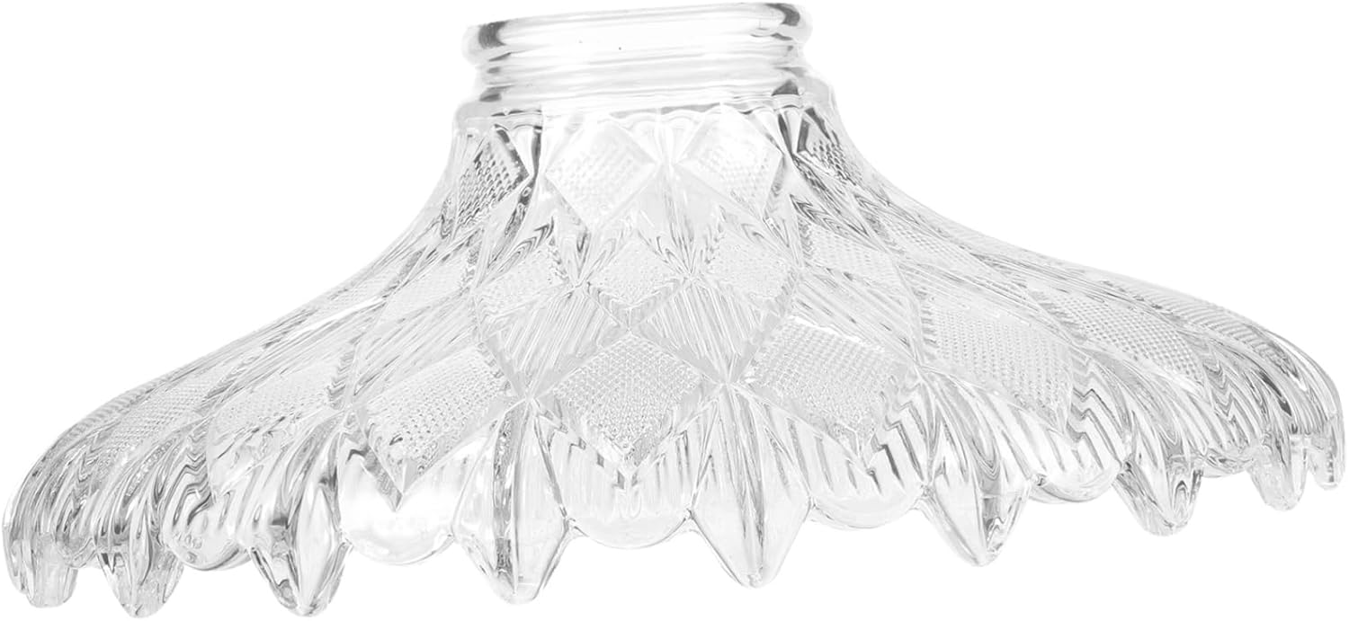 Ciieeo Wall Lamp Shade Decorative Glass Lampshade Replacement for Floor Lamps Eye Protection Design for Living Room Bedroom and Office Use