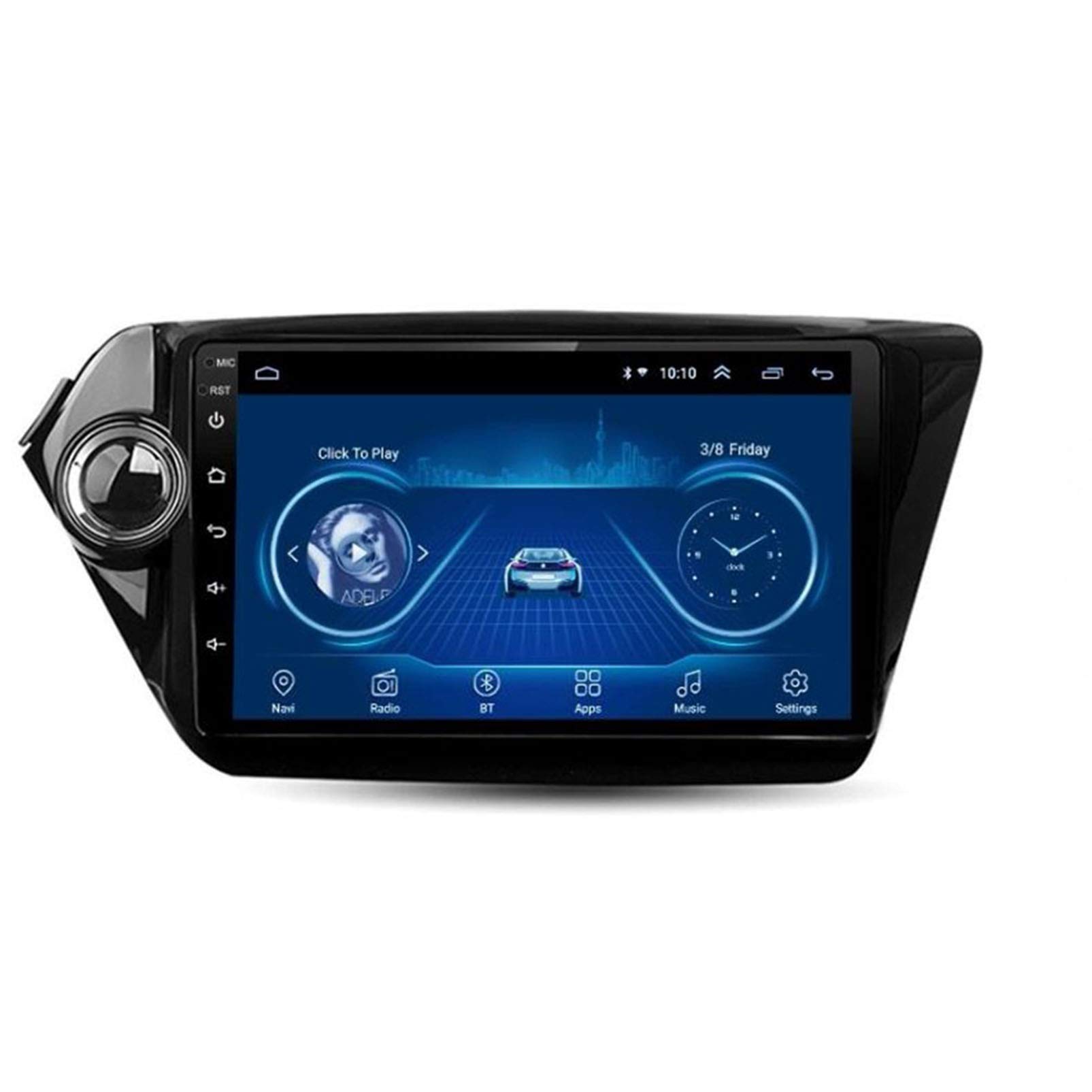 Autoradio Android KIA RIO 2 avec GPS, écran tactile, WiFi et Bluetooth pour unité centrale K2