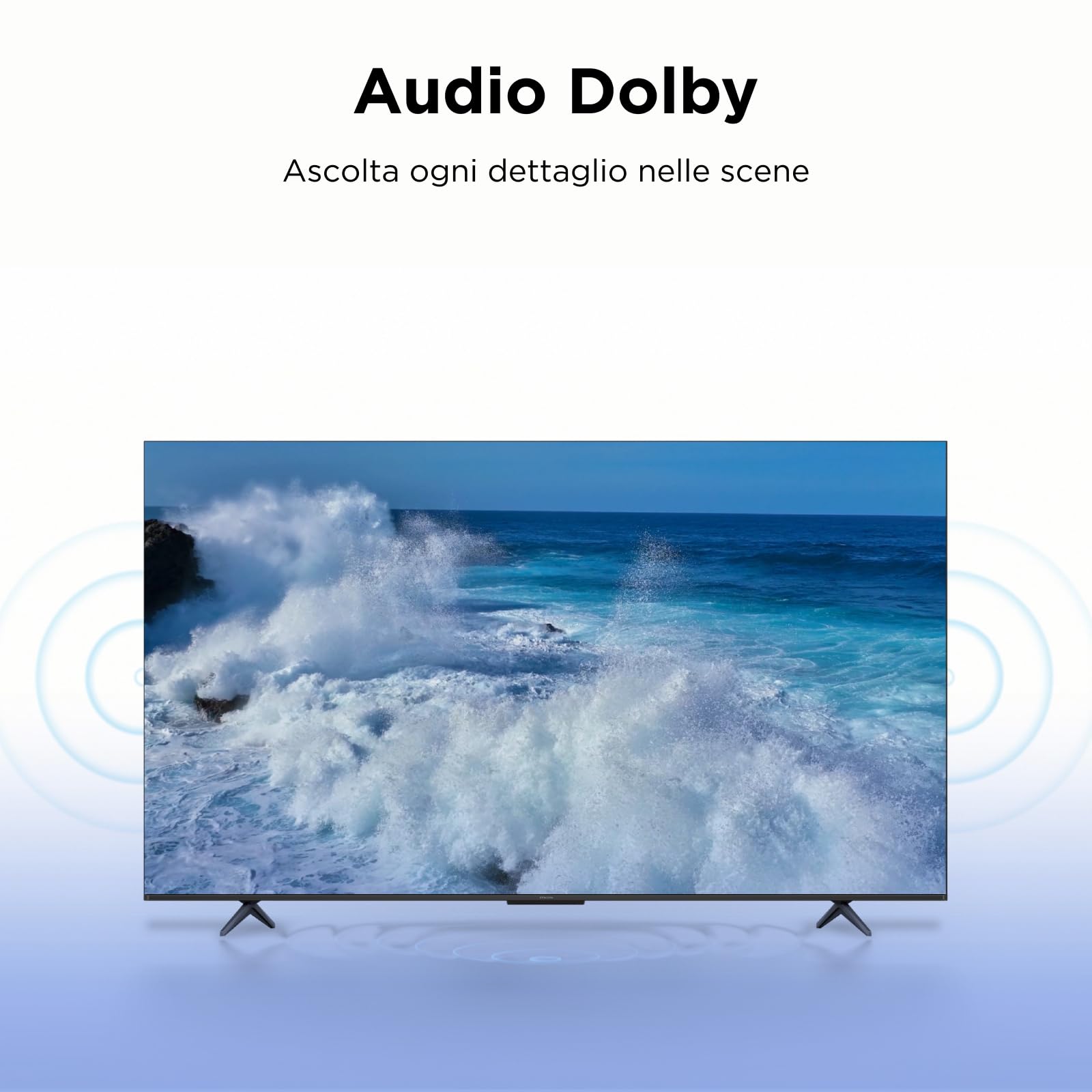 iFFALCON 75U65A – Smart TV 4K HDR Direct LED da 75", Google TV | Game Master, Motion Clarity, Dolby Audio, Apple AirPlay 2, Google Assistant, Compatible with Alexa