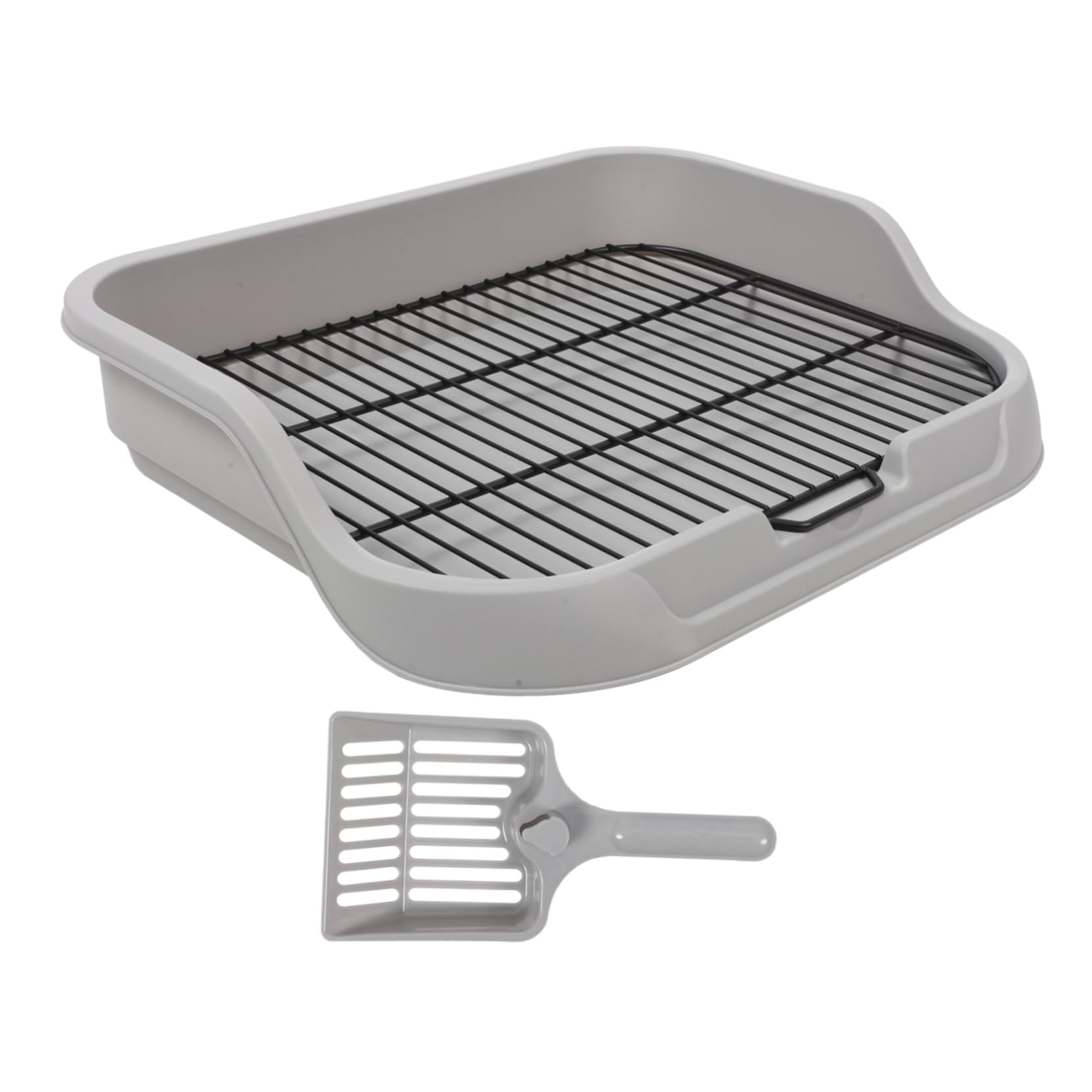 HANABASS Large Capacity Pet Toilet Dog Potty Tray Plastic Dog Potty for Puppy Training Splashproof