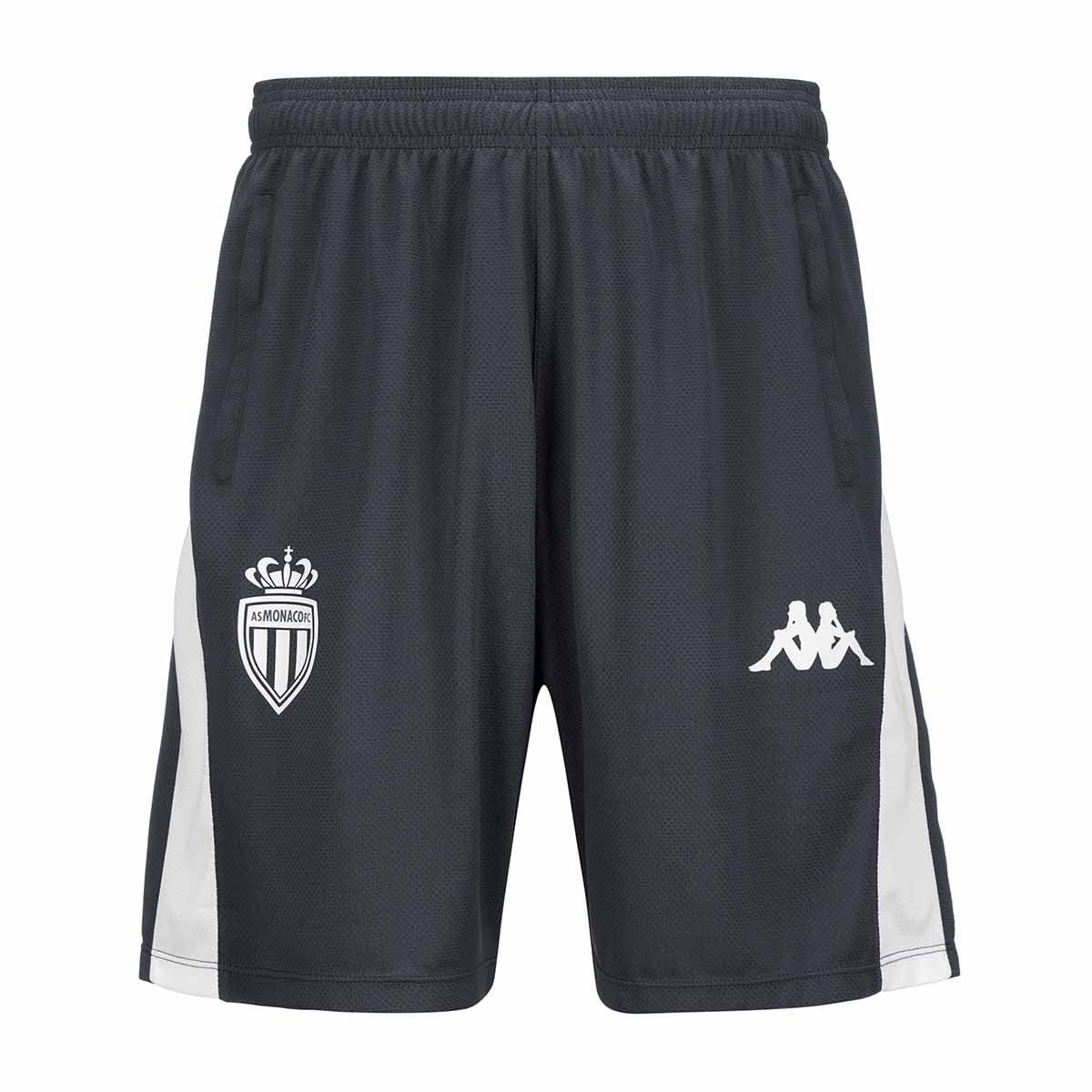 KappaAhorazip Pro 8 AS Monaco 24/25 Boys' Shorts