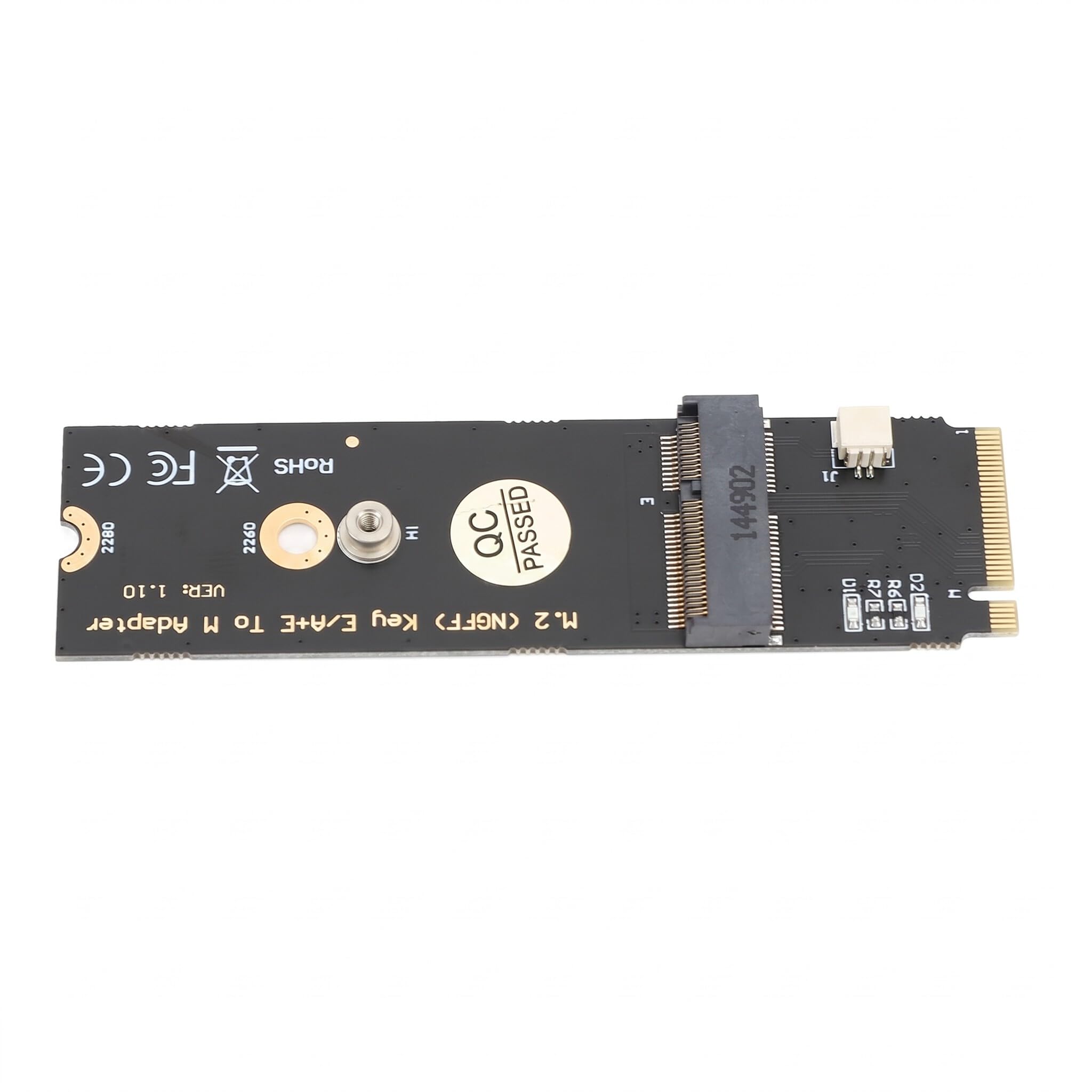 M.2 NGFF A E Key Card to M.2 Key M SSD Adapter, Supports AX200 AX201 AX210, PCIe x1 and USB2.0 with OS Support for Windows, OS X,-picture-29