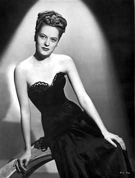 Alexis Smith sitting and wearing a Black Dress Photo Print 8 x 10