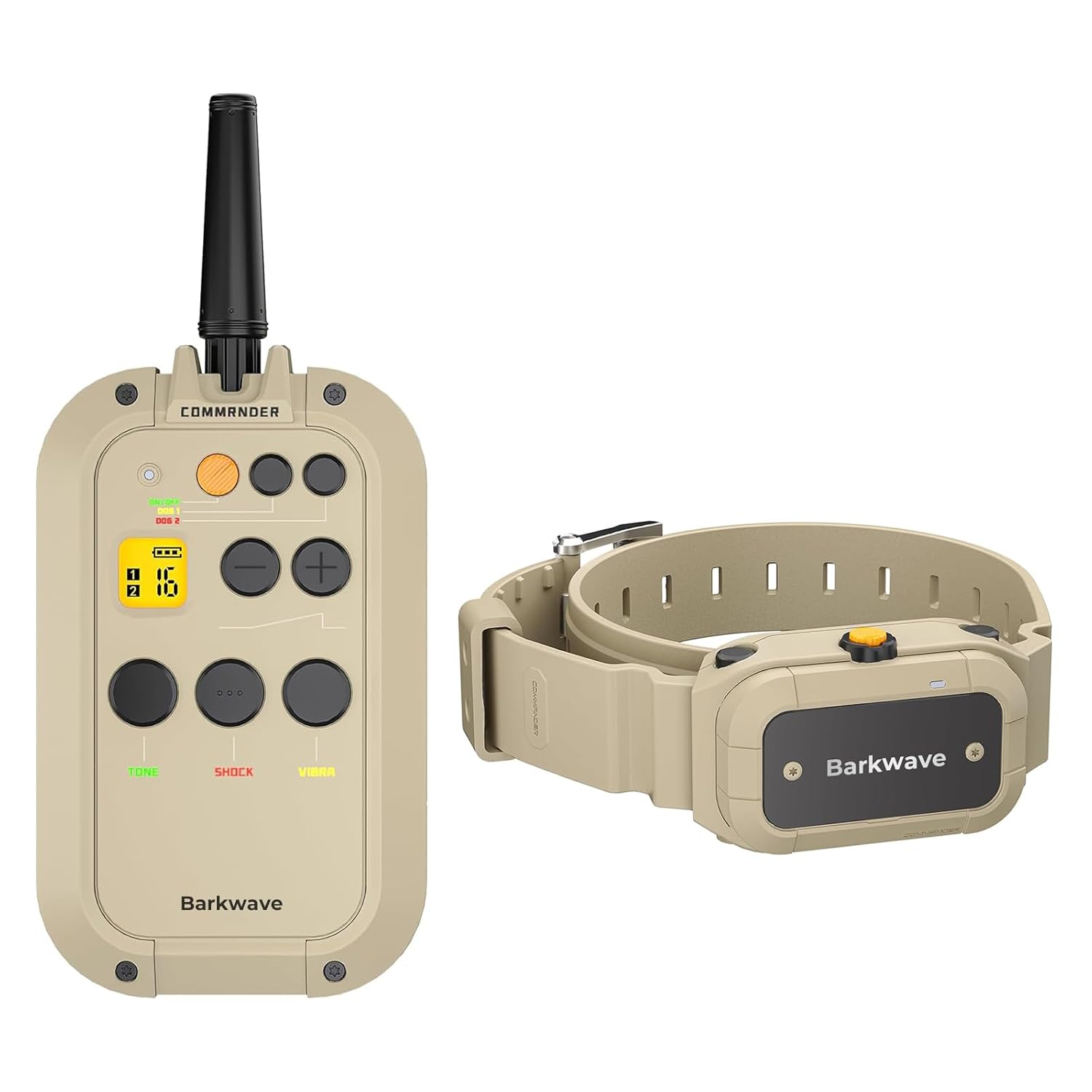 Dog Shock Collar with Remote 3300Ft Rechargeable Dog Training Collar with 3 Training Modes Rainproof for Small Medium