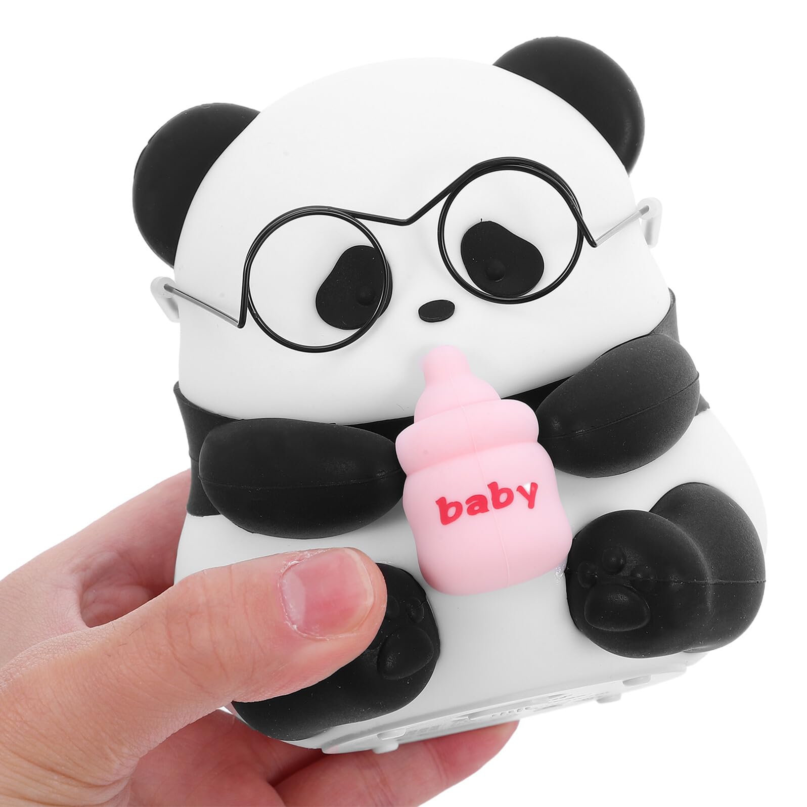 Lámpara de Noche Panda Recargable de Silicona Luz Luz para Dormitorio Infantil Lámpara de Mesa Decorativa
