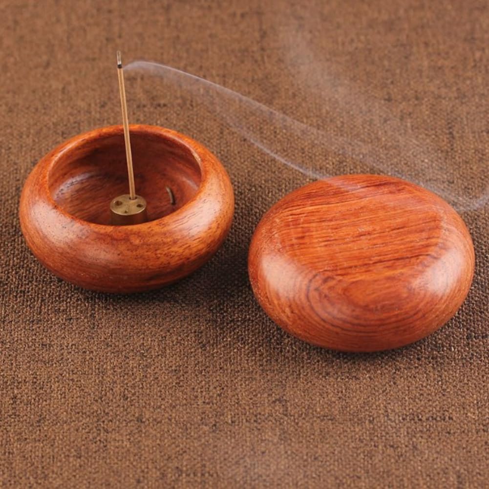 KWO Smoking Man Figurine, Grandmother with Tableware, 14 cm, Wood, Multicolour, One Size