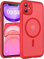 Vista 153 de TOCOL Funda para iPhone 11, compatible con Magsafe, protección completa de cámara, imanes integrados, protección contra caídas, funda translúcida