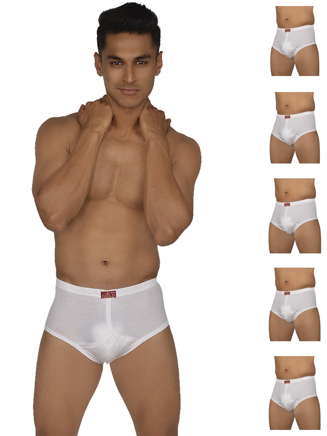 VIP Gold Cotton Brief Combo for Men (White) at ₹280 – Amazon