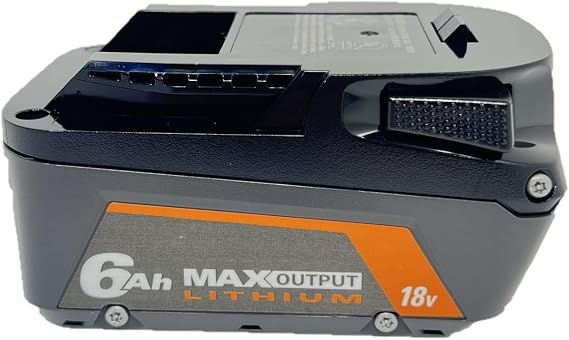 RIDGID 18V 6.0 AH MAX Output Lithium-ION Batteries 2-Pack AC840060PN | Not eligible for the Lifetime Service Agreement