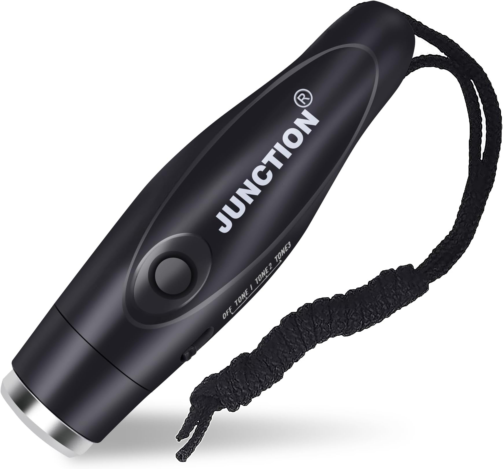 Three Tone Electronic Whistle - Handheld 3 Distinct High Volume Loudest Electric Whistle with Lanyard for Referee Coaches, P.E. Teacher, Marine, Police,Outdoor Camping, Self Defense Emergency