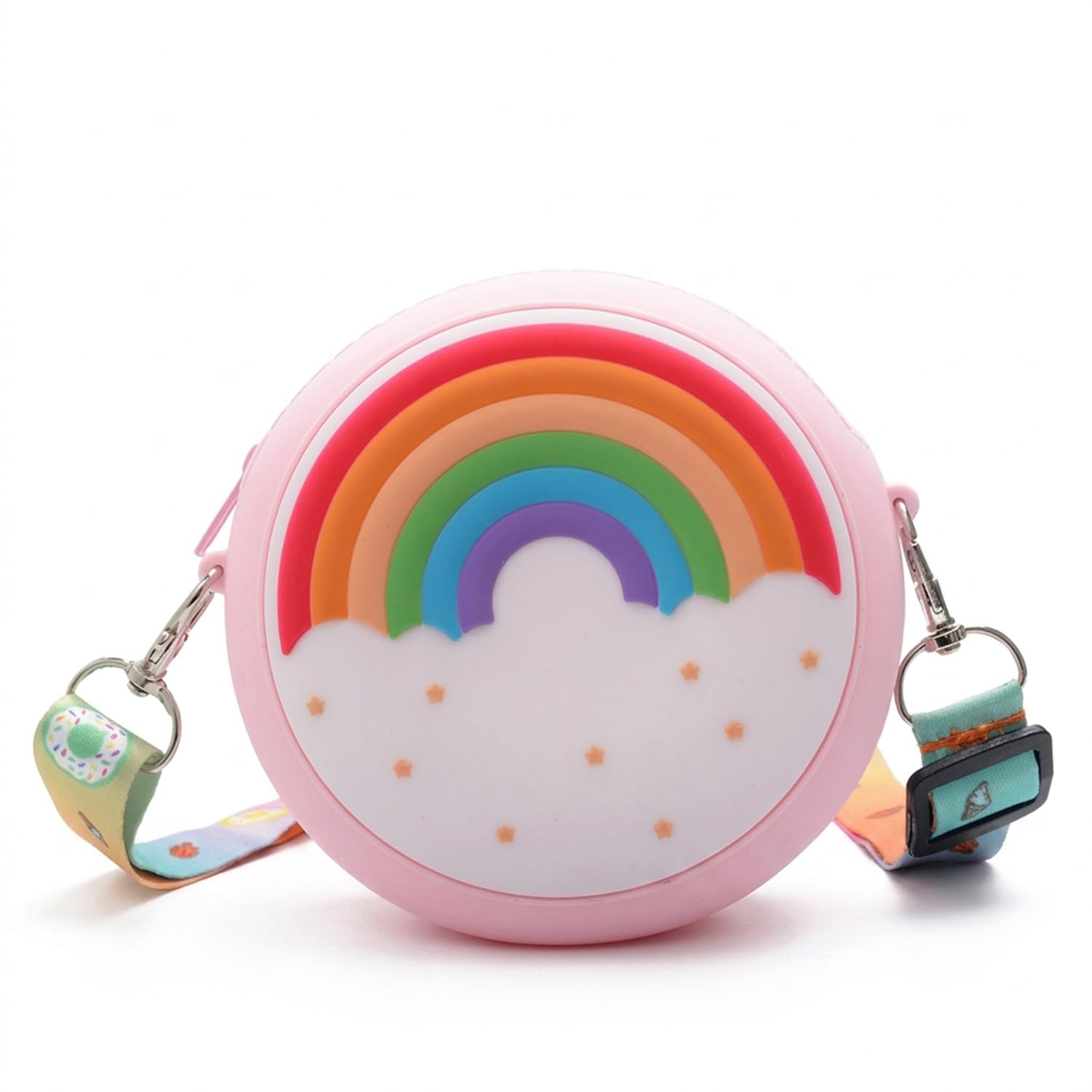 Soft Silicone Cute Rainbow Bag for Girls – Cute Kids Crossbody Purse with Adjustable Strap-image-33