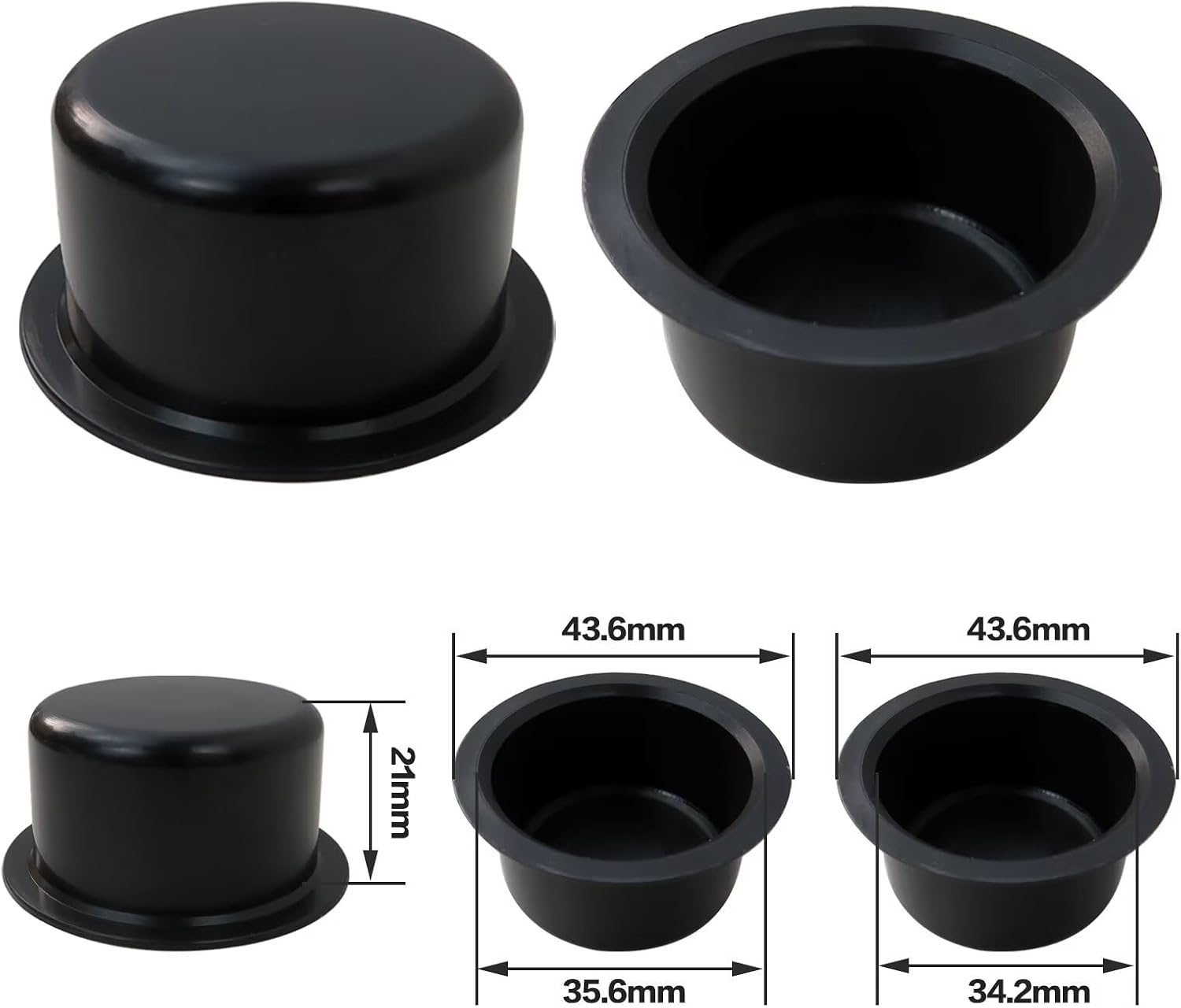 38641 Tailgate Hinge Pivot Bushing Insert Kit Left and Right for Ford Ranger: 1993, 1994, 1995, 1996, 1997, 1998, 1999