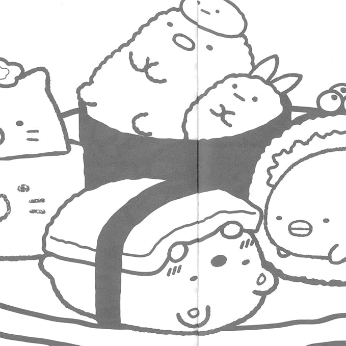 Amazon Co Jp すみっコぐらし B5ぬりえ A柄 文房具 オフィス用品