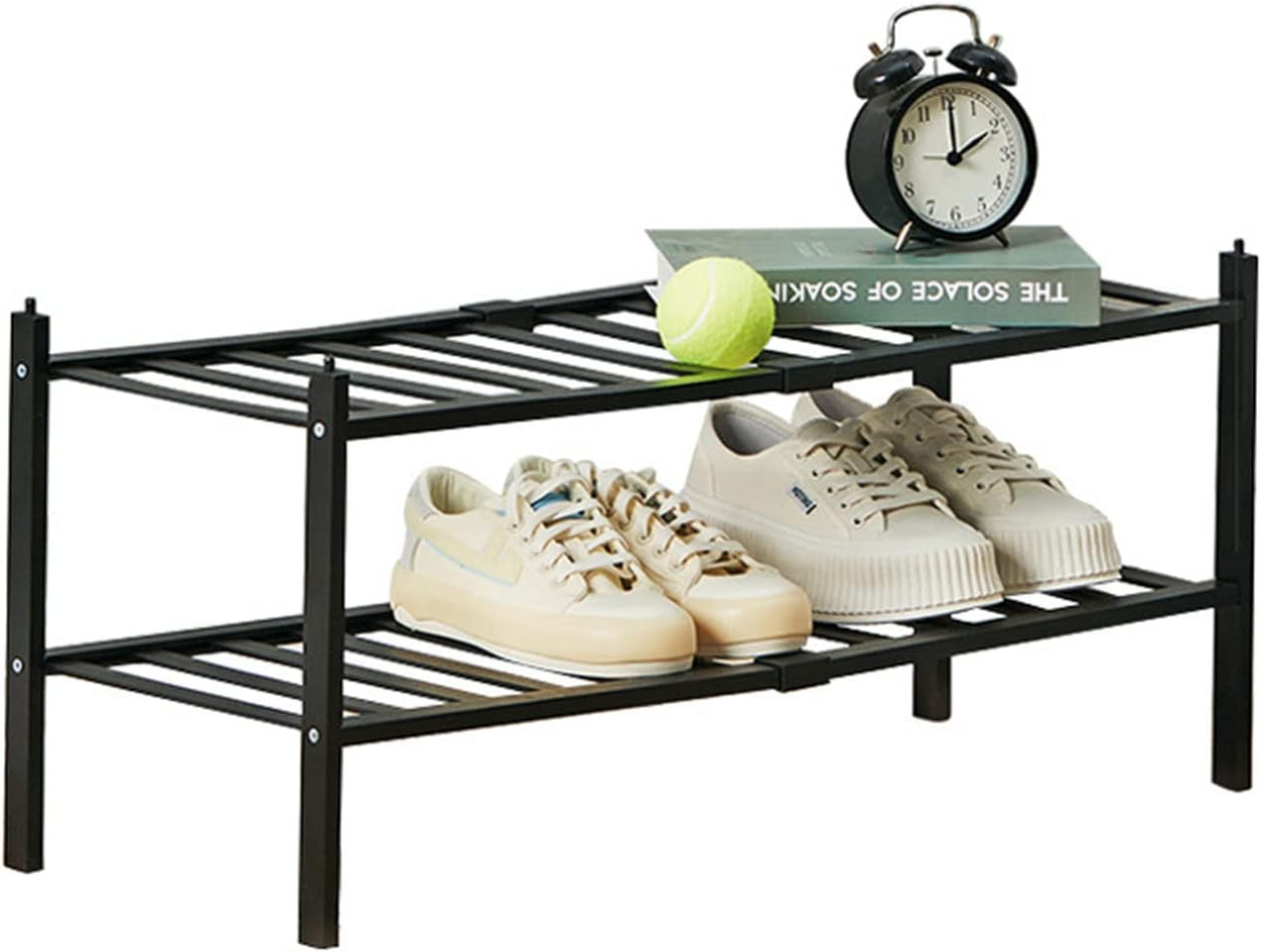 Shoe Rack 2Tier Shoe Rack Bamboo Shoe Shelf Storage Organizer