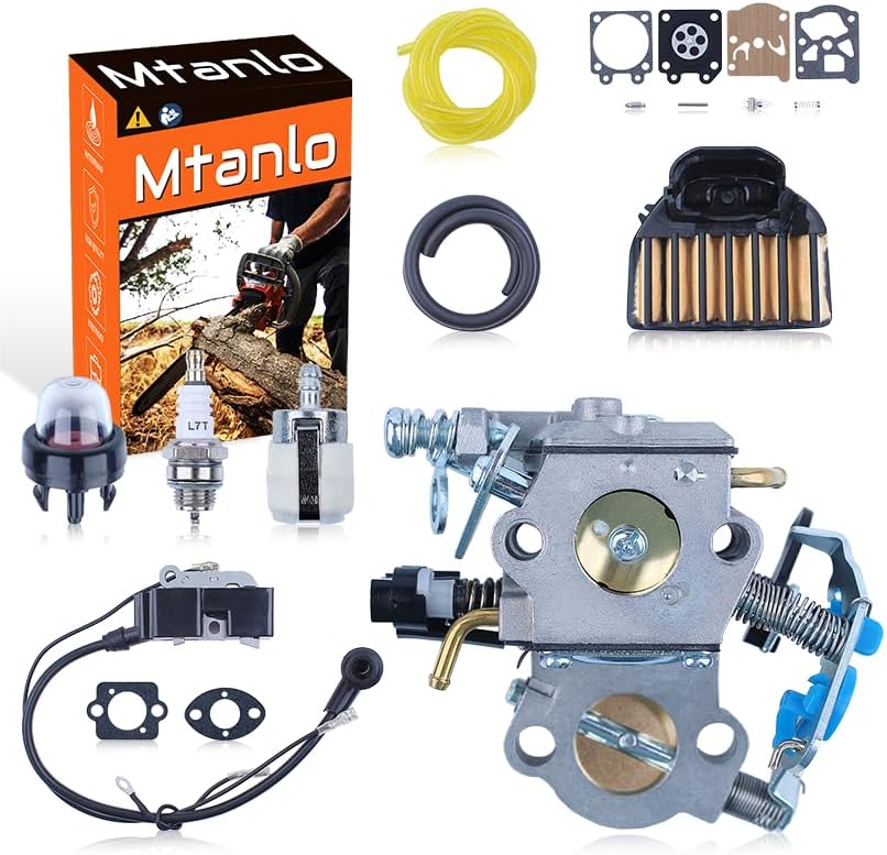 For Husqvarna 455 E Rancher 460 For Chainsaw part, Carburetor Kit, 544227401, 537255702, 544047001