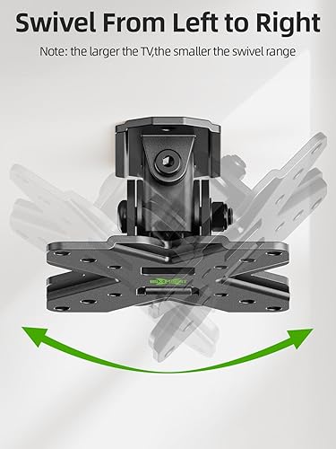 Miniatura 4 de USX MOUNT Soporte de pared pequeño para monitor de TV  Soporte de TV RV  con soporte de pared VESA giratorio e inclinable para televisores y