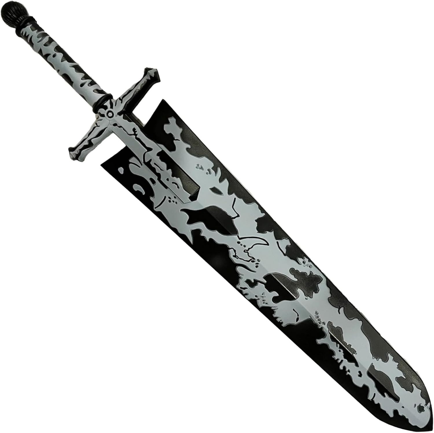 LALAPORT 41 Inch Fantasy Asta's Foam Demon-Slayer Sword Cosplay Weapon Sword for Black and Clover Role Playing Cosplay Costume Foam Sword for Halloween and Xmas Gift