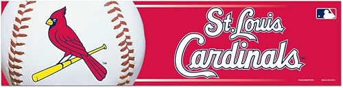 MLB St. Louis Cardinals WCR13296913 Bumper Strip, 3 x 12 by WinCraft