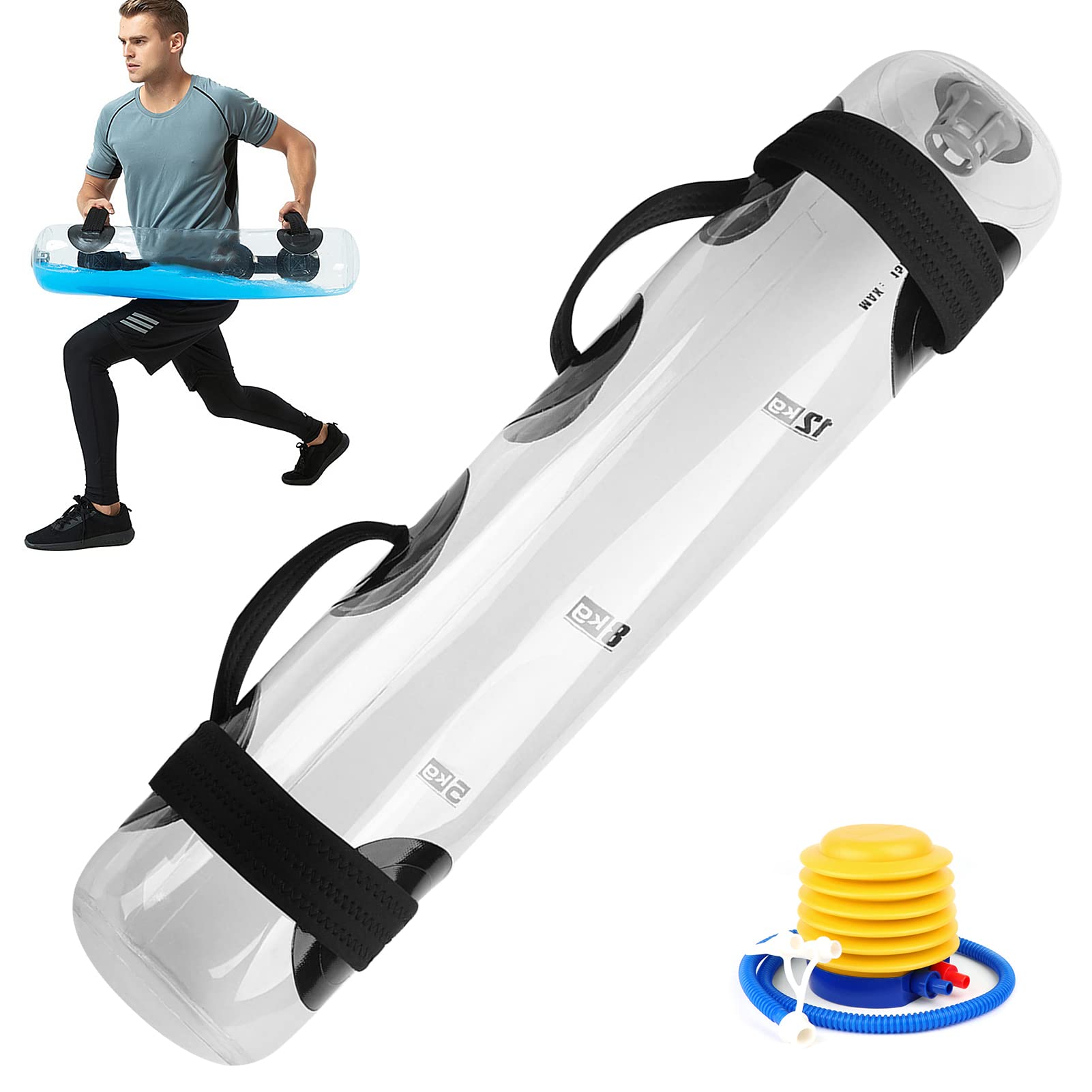 Bolsa acuática de entrenamiento con pesas para entrenamiento de fitness, entrenamiento muscular, 15 kg