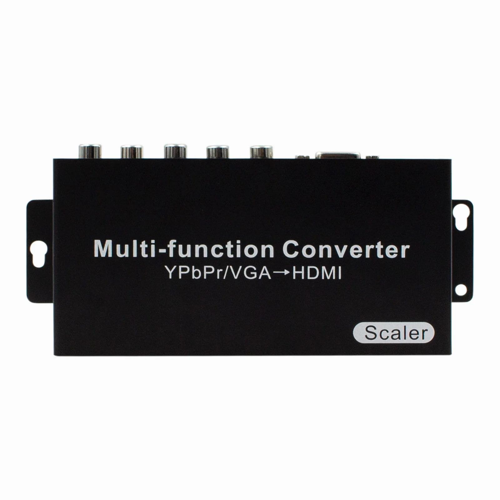 Convertisseur YPbPr vers HDMI Convertisseur VGA vers HDMI avec fonction de détartreur audio jusqu'à 1080P60Hz pour console de jeu PC vers projecteur HDTV