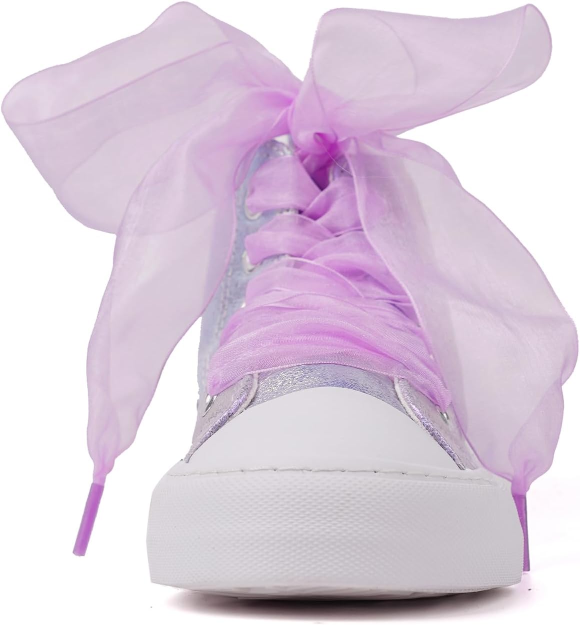 HugRain Toddler Girls Kids Sparkle Fashion Outdoor Walking Sneakers - Image 3