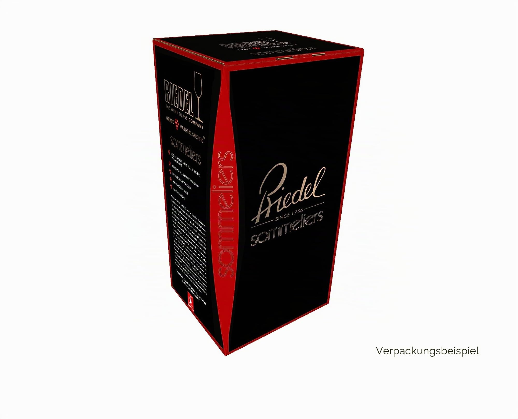 RIEDEL Rotweinglas, Für Rotweine wie Bordeaux Grand Cru, 860 ml, Kristallglas, Sommeliers, 4400/00
