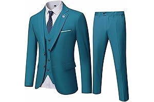 Teal Tuxedo: A Dapper Ensemble for Modern Grooms