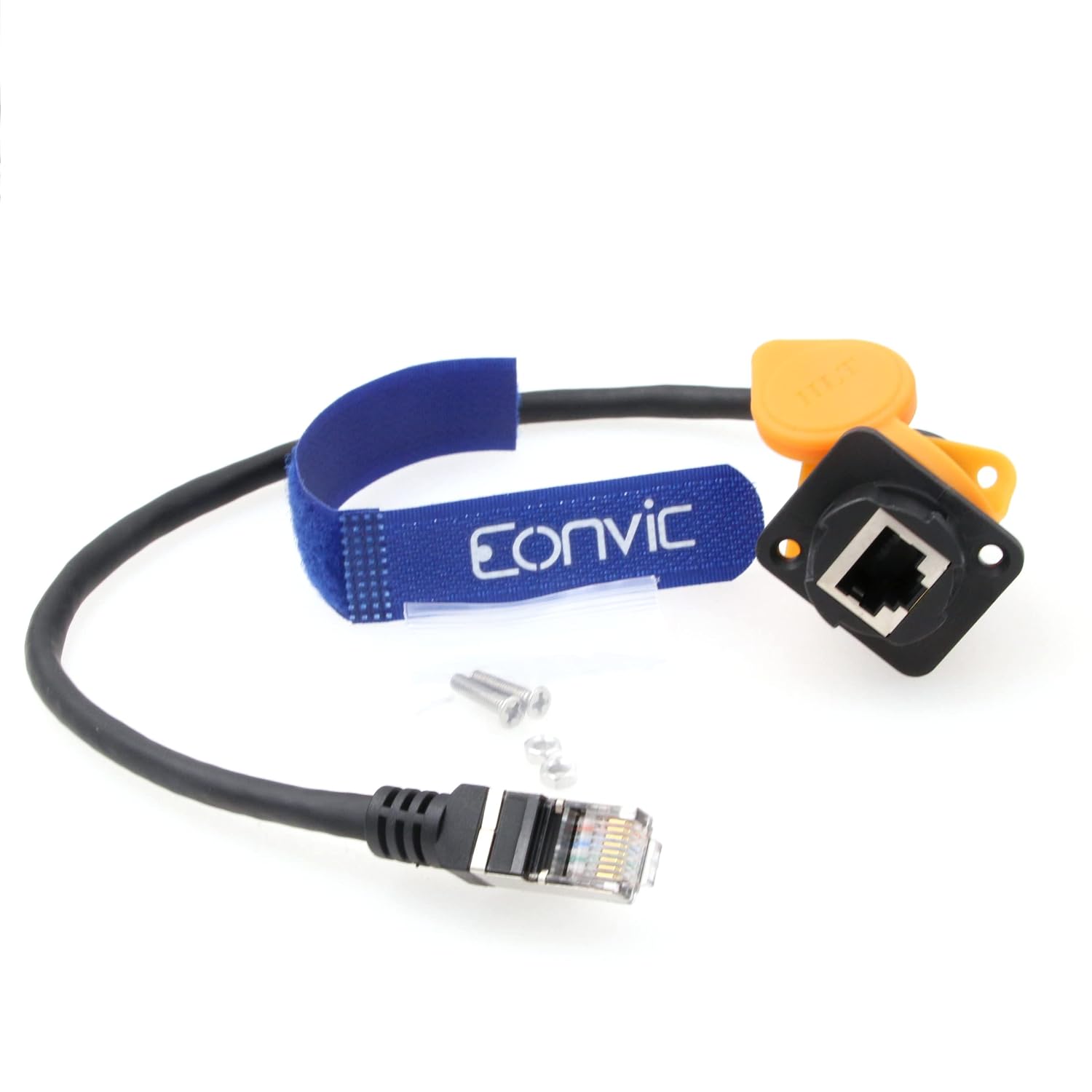 Кабель Ethernet RJ45 Cat5 «папа-мама» для удлинительного кабеля Ethernet LAN с разъемом RJ45 для панельного монтажа.