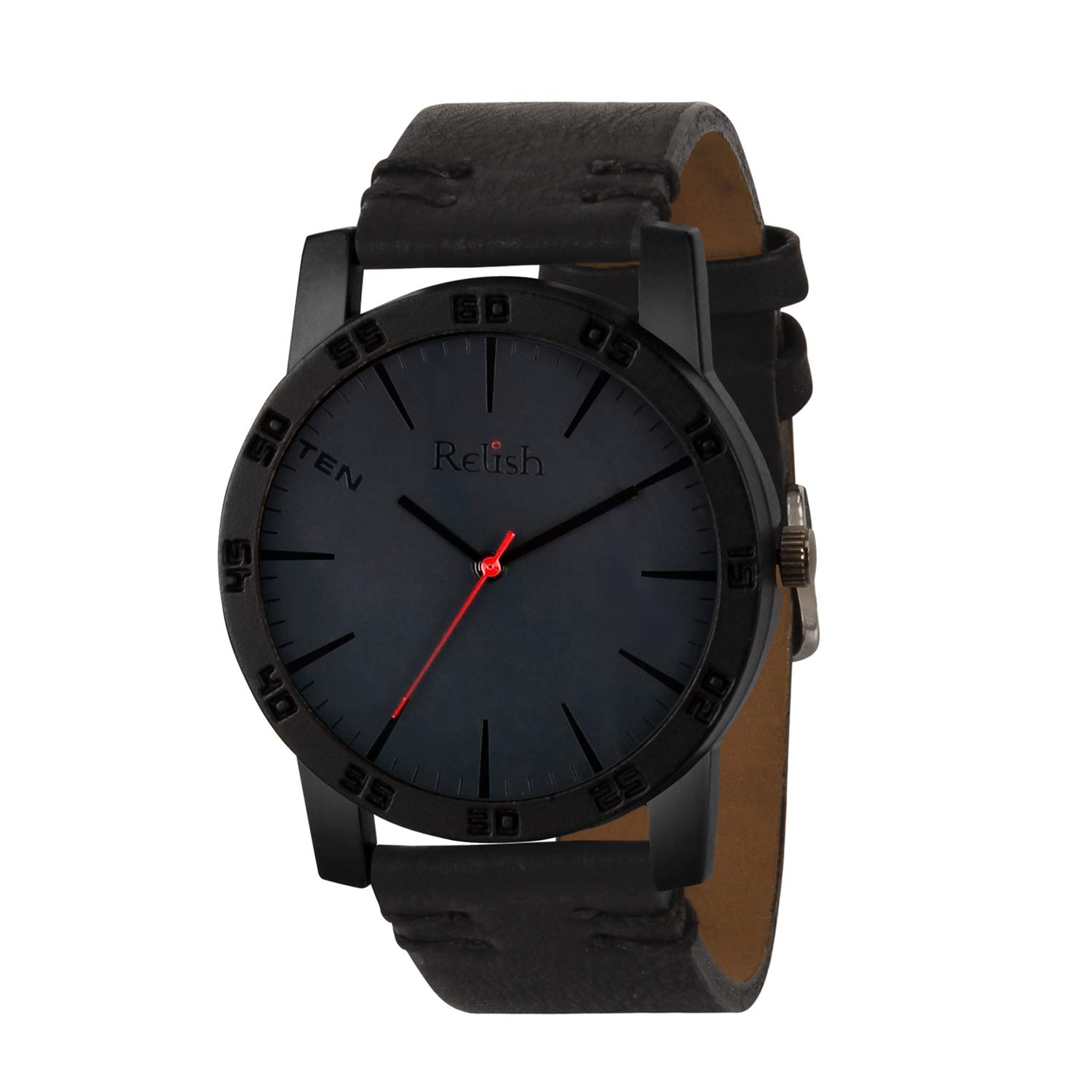 Relish Mens Black Stainless Steel Case Analog Display Quartz Watch | RE-BT1091 (B08DJ5ZX3P) Amazon Price History, Amazon Price Tracker