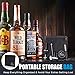 Chefast Bottle Pourers Set: 8 Stainless Steel Pour Spouts, 10 Long Dust Cap, 2 Cocktail Picks, Brush and Storage Bag - Metal Toppers for Liquor Spout Pourer, Oil and Vinegar Dispenser