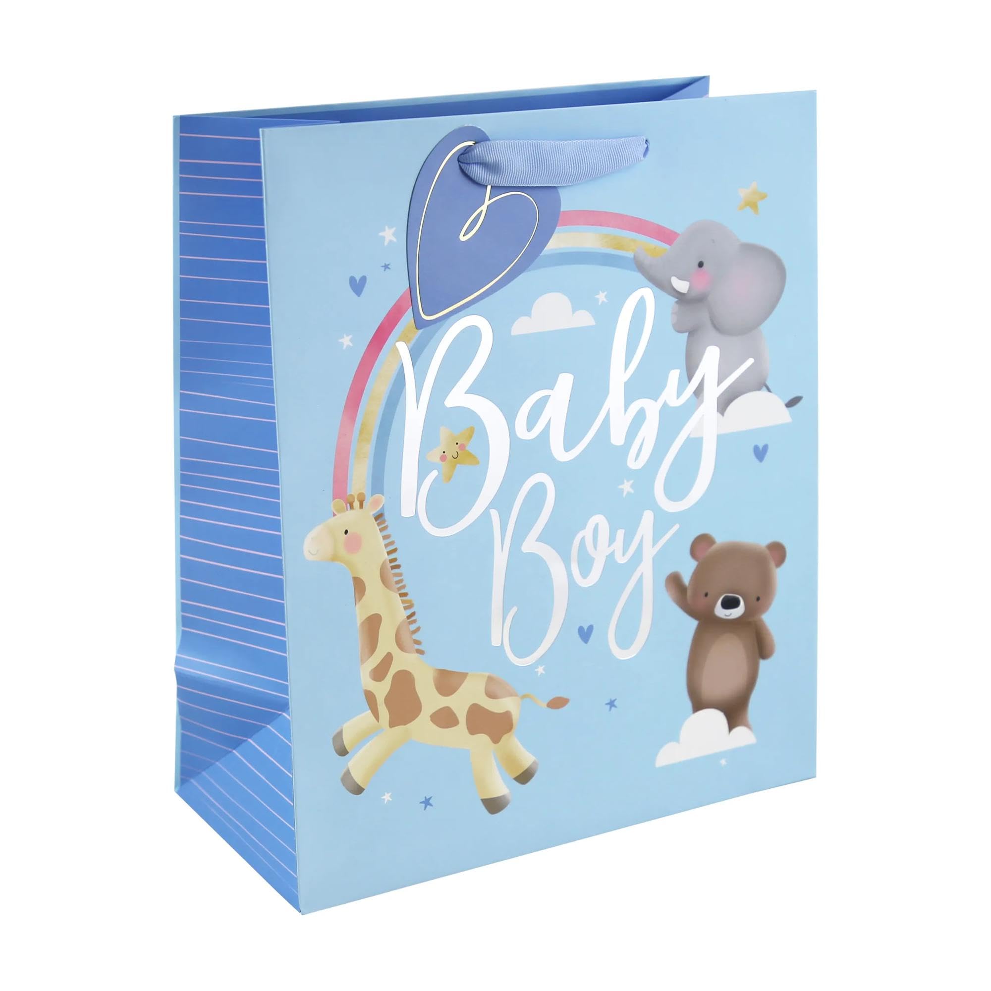 Eurowrap 35389-2C - Baby Boy, sac Large 26,5x14x33 cm - PAQ DE 6