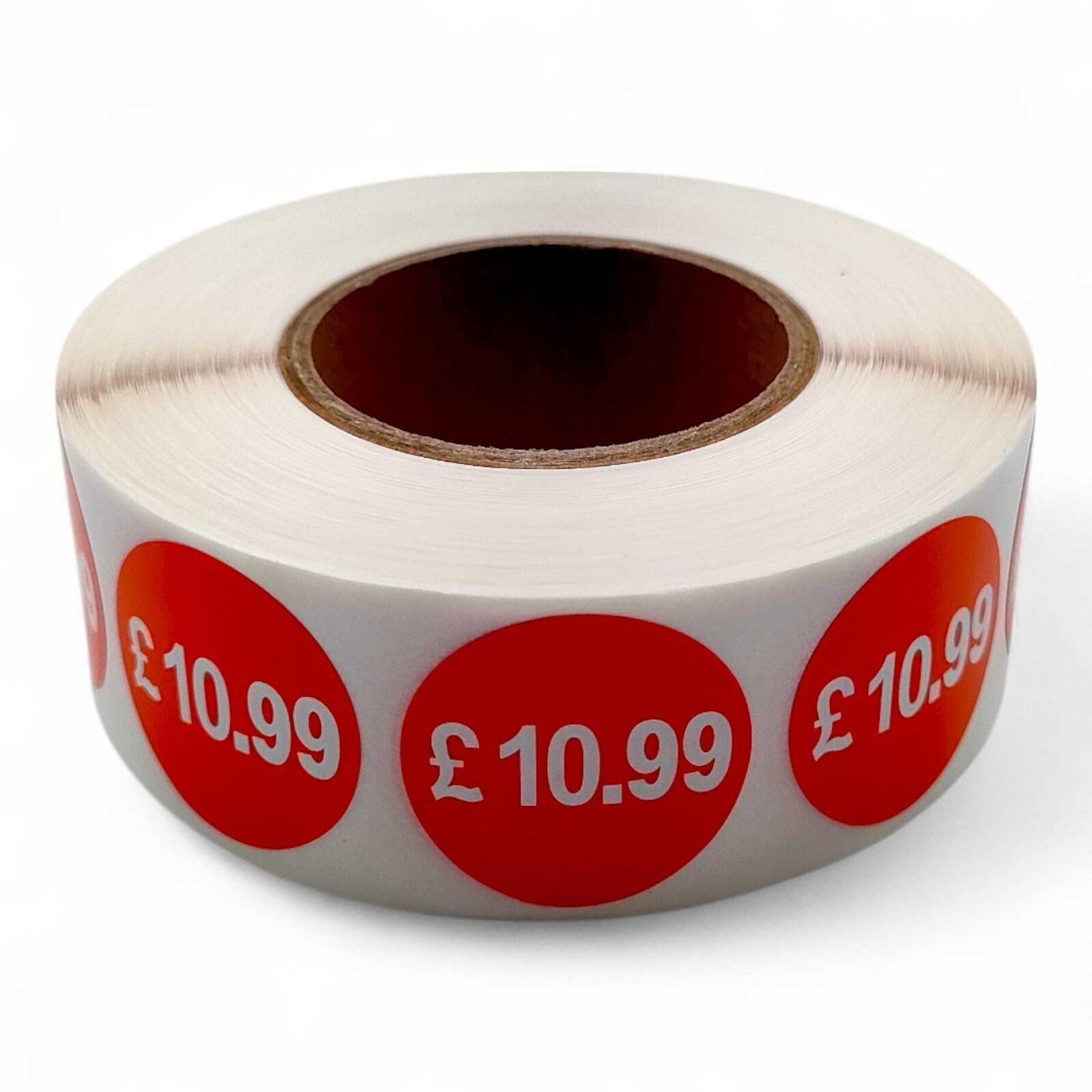 Price Stickers - 1000 Stickers - 25mm Red Self Adhesive Sticky Labels Rolls £10.99