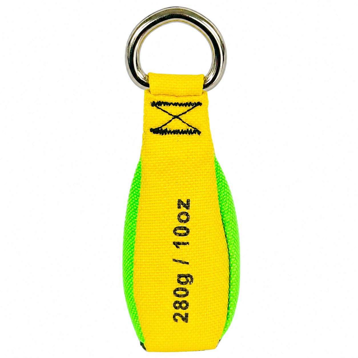 Kit de corde de lancer STEIN avec, corde de lancer jaune néon de 2,0 mm/50 m et lest de 280 g/10 oz. Corde de lancer pour arboriste et sac