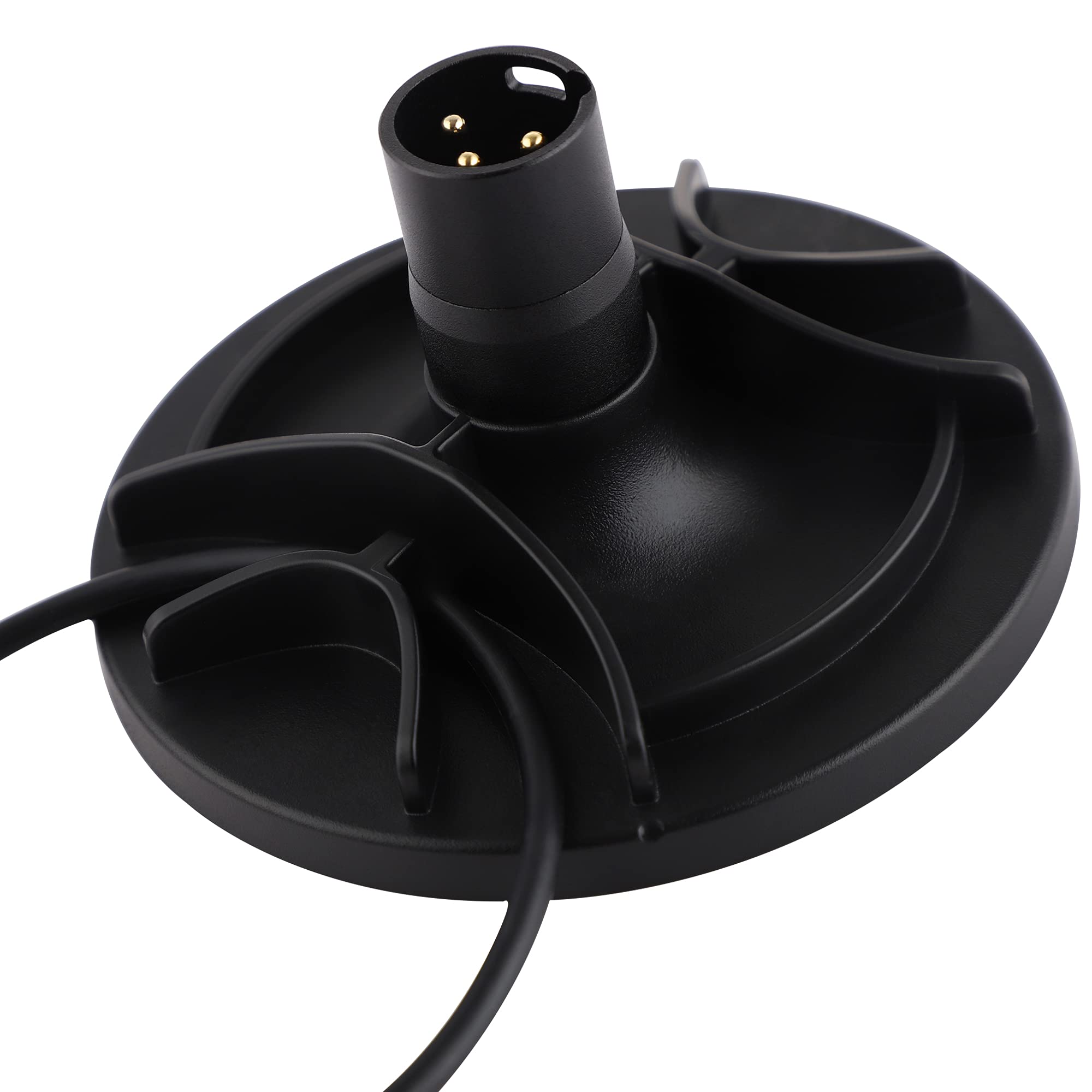 Ventosa da 10 cm per Macchina del Sesso, Adattatore con Connettore 3XLR e 2 Coppie di Anelli in Gomma per Sexmachine, Accessorio Compatibile con Fuckmachine