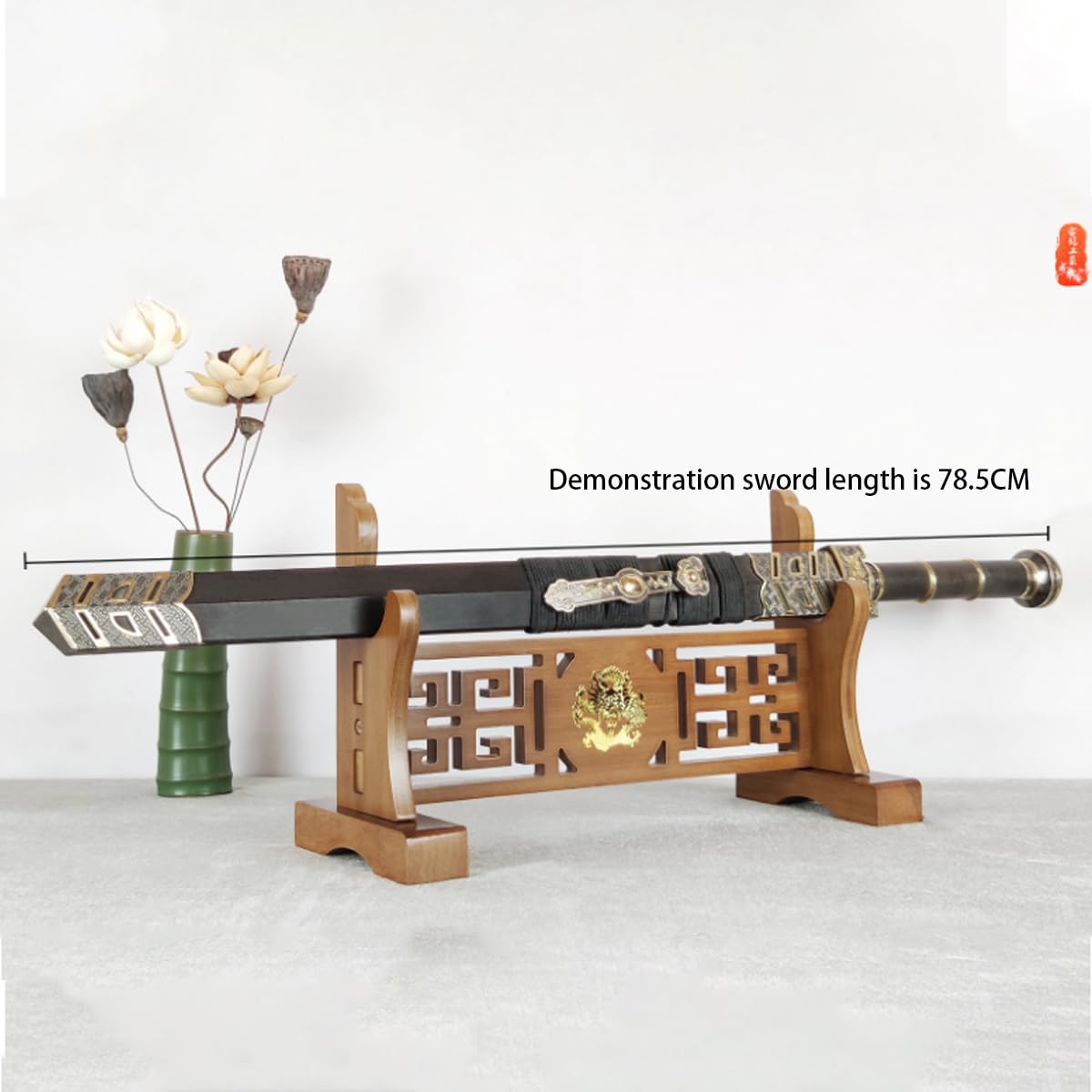 Supporto Per Spada WANLIAN - Espositore Per Katana, Samurai E Spade Da Collezione - Foto 7