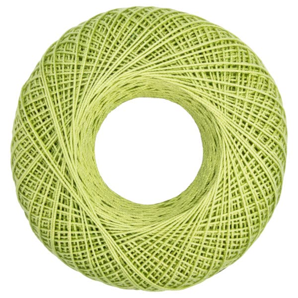 Image of Aunt Lydia's Classic 10 Cotton Crochet Thread, Wasabi, 3-Pack