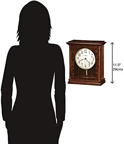 Miniatura 2 de Howard Miller Lava Hot Springs - Reloj de repisa II 549-725  Decoración para el hogar con cuarzo, movimiento de doble timbre y control de volumen