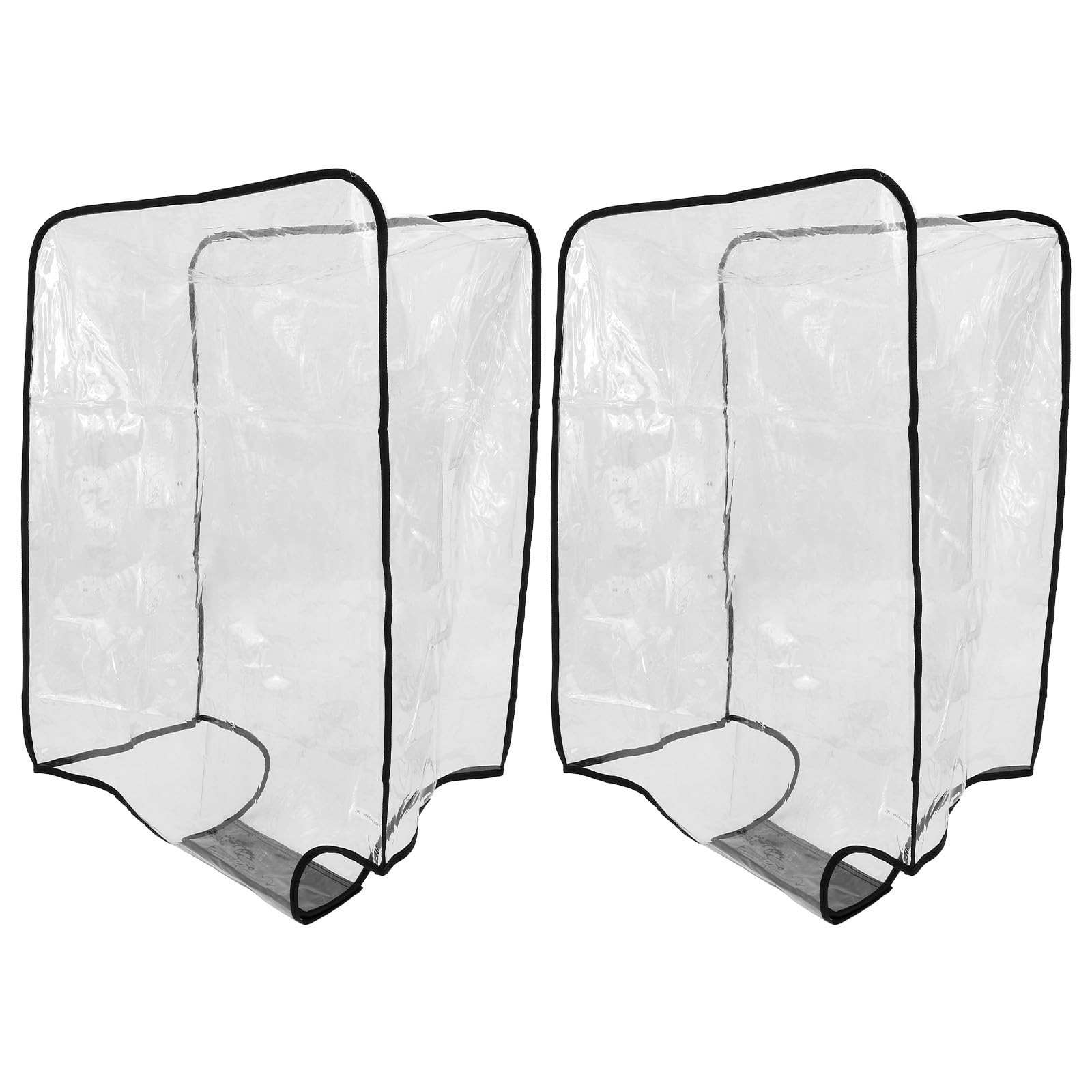 Alasum 2 Stück Gepäckhüllen aus PVC für 30-Zoll Koffer, Transparent