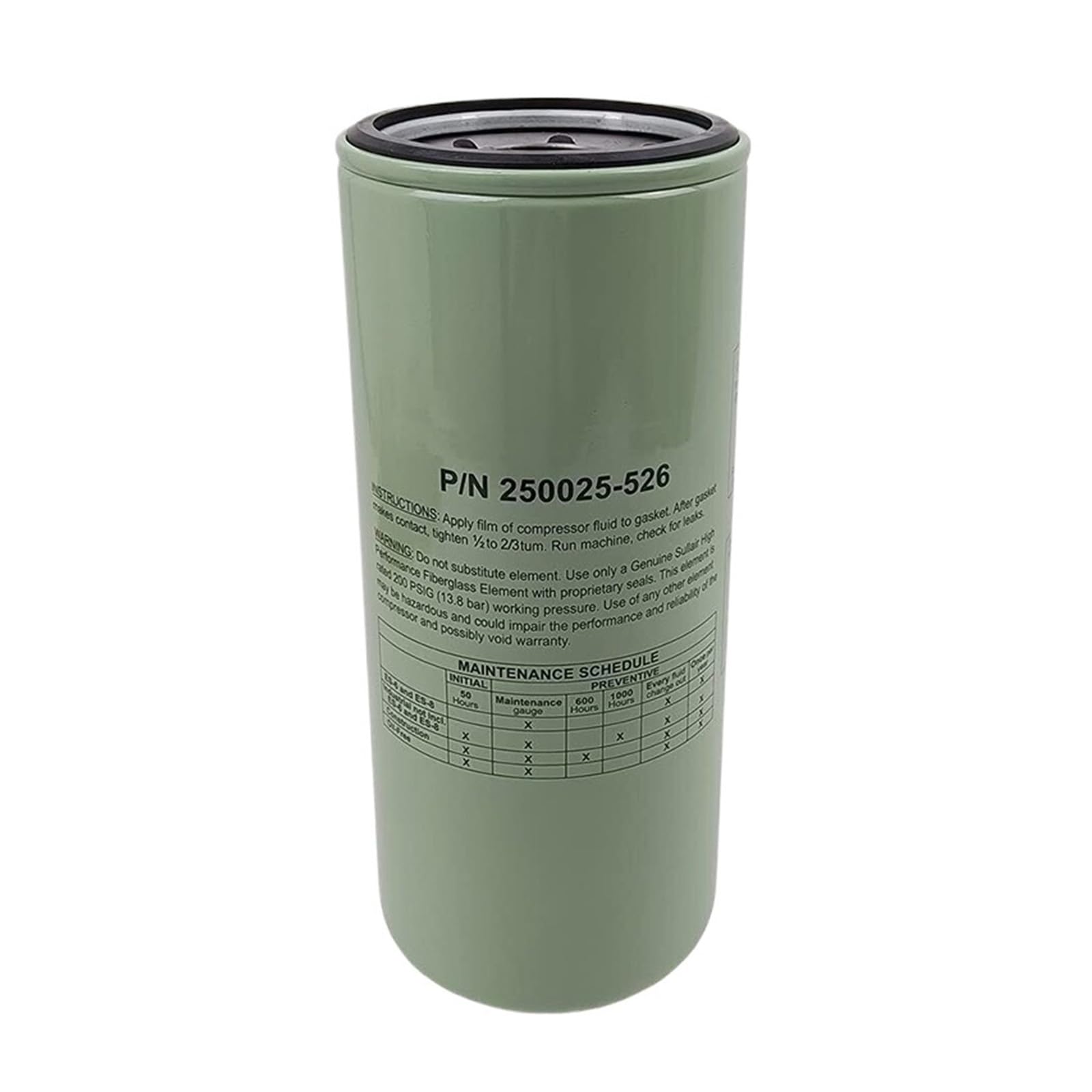 CLEUFWKO 250025-526 For Air Compressor 250025-525 Oil Filter Element(250025-526)