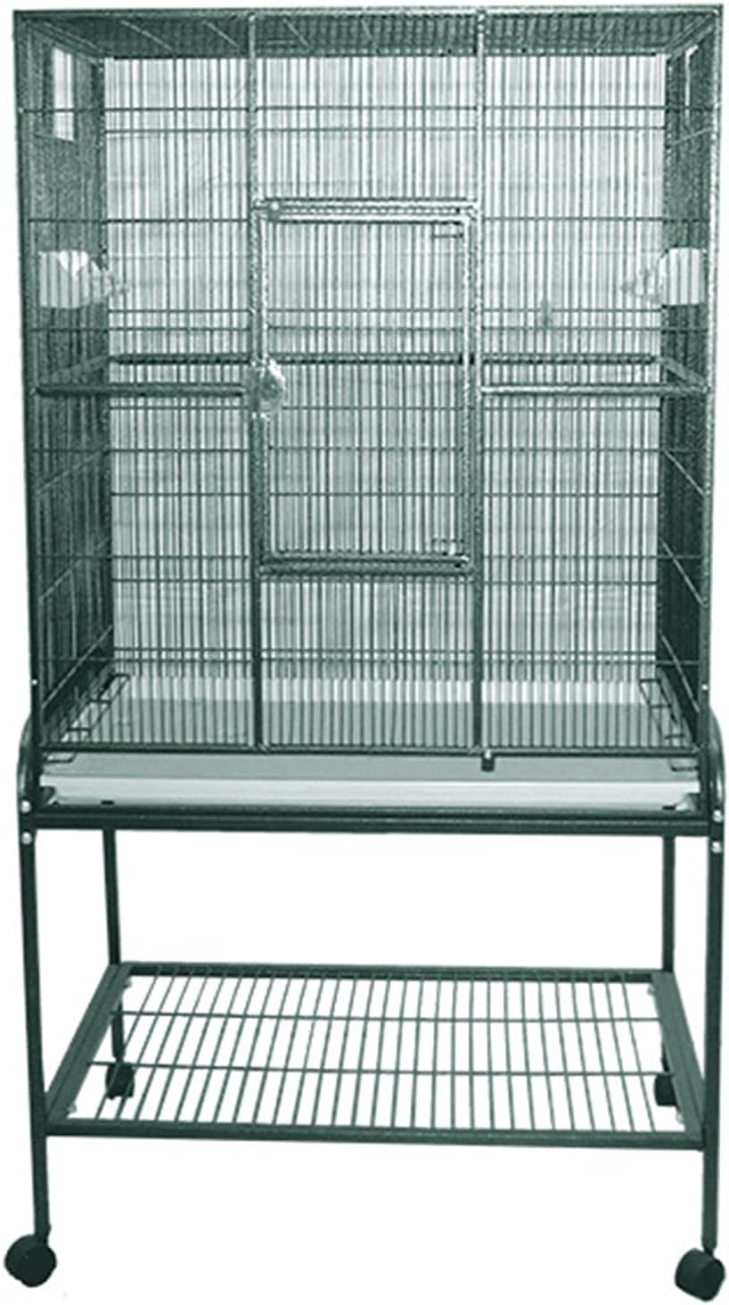 A&E Cage Co. Flight Cage & Stand, 32"x21", Green