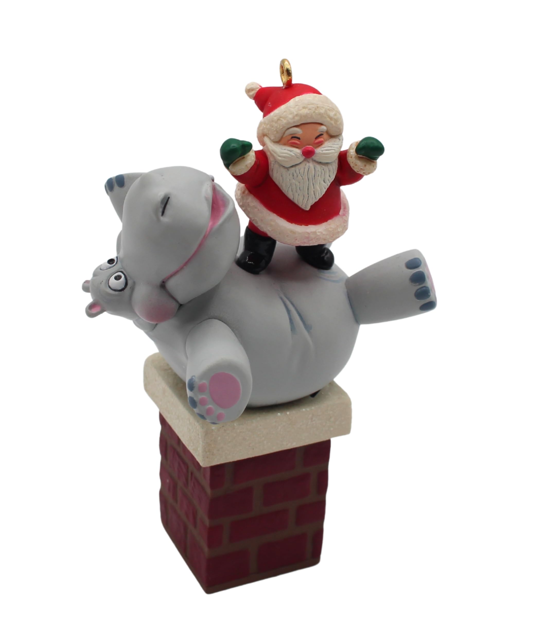 Ornement I Want a Hippopotame pour Noël Hallmark musical dans votre sapin