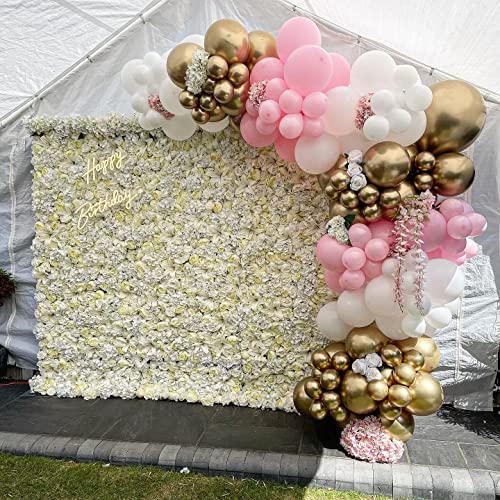 Metallic Gold Balloons 73Pcs Gold Balloon Garland Arch Kit 5/10/12/18 Inch Chrome Gold Balloons Different Sizes As Baby Shower Birthday Balloon Anniversary Wedding Christmas Balloons Party Decorations #TOP4