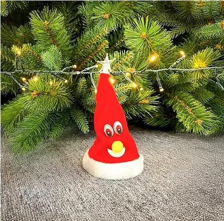 Mini Arvore De Natal Gorro Canta Dança Enfeite Decoração Modelo Gorro ou Arvore (GORRO)