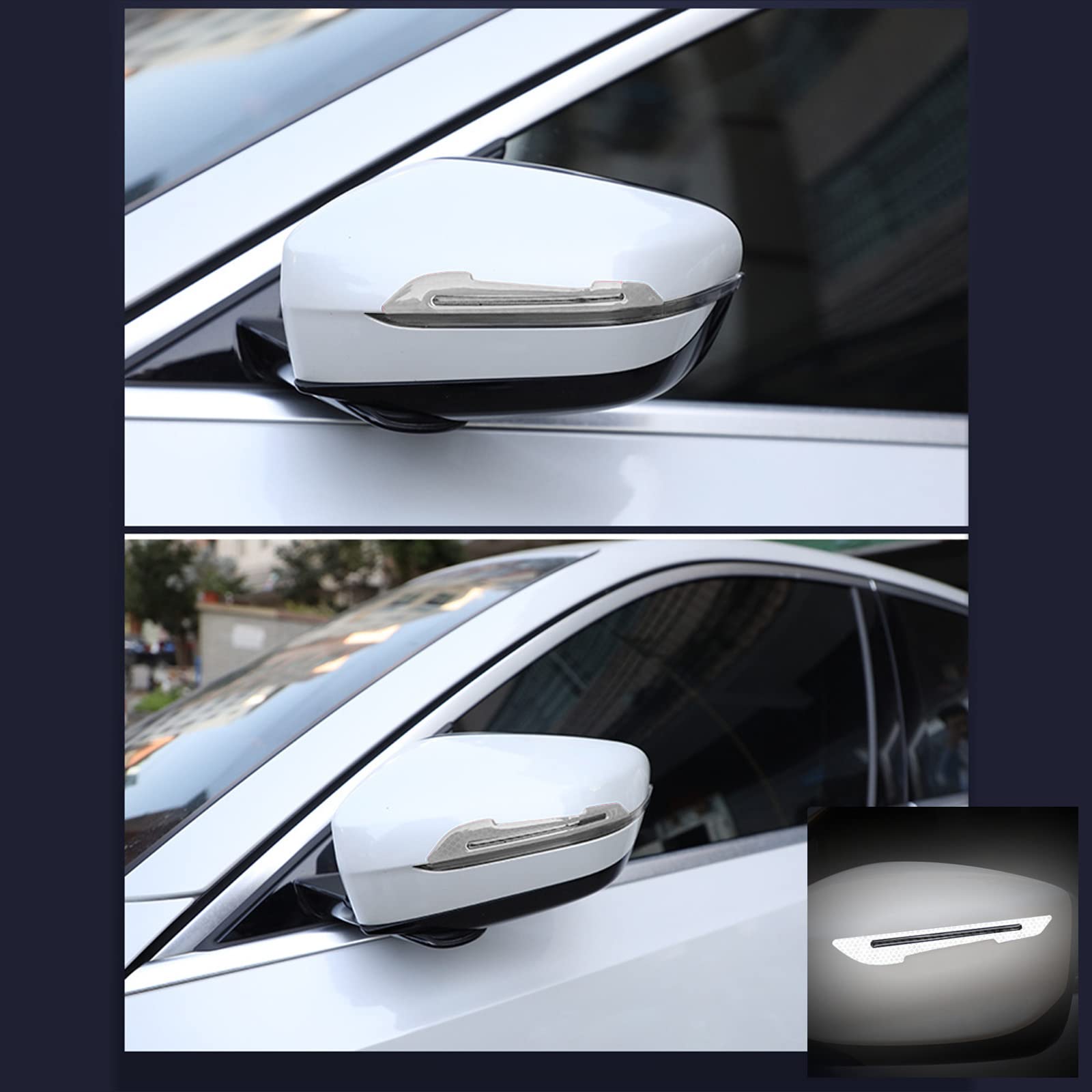 2 Pezzi Adesivi di sicurezza per specchietti auto - SHEIN ALIA