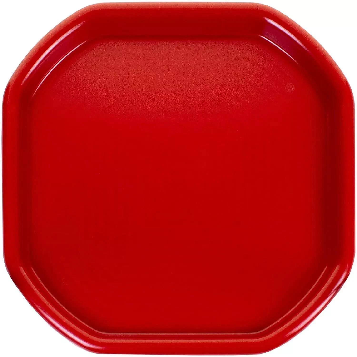 70cm Kids Tuff Tray for Messy Play | Heavy Duty Plastic Activity Tray for Sand, Water & Sensory Play | Children's Play Tray for Crafts, Small World Play, Gardening & Learning Activities, Red