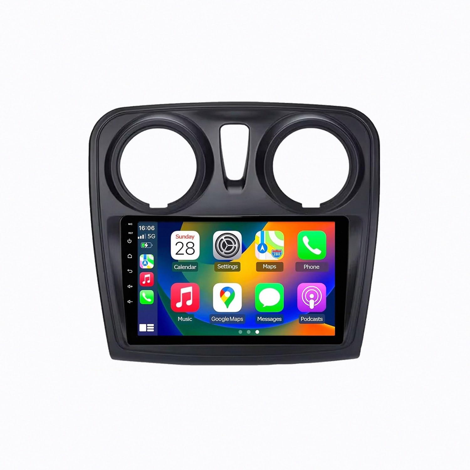 Autoradio Touchscreen Display para Renault Sandero 2014-2019 con Bluetooth 2G+32G 4 Nuclear 8