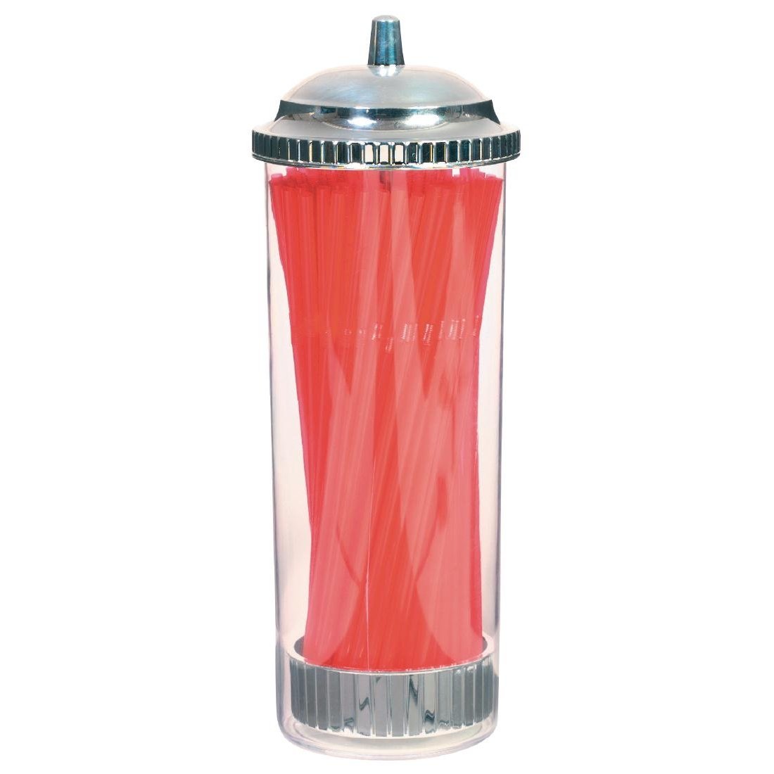 Retro Straw Dispenser Plastic Container for Bar Presentation - 900(пїЅ) x 270(H) mm, Transparent, standard size
