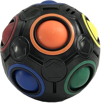 Rubiks Cube Rainbow Ball لغز مطابقة الألوان