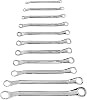 TEKTON 45-Degree Offset Box End Wrench Set, 11-Piece (6-32 mm) | WBE24011