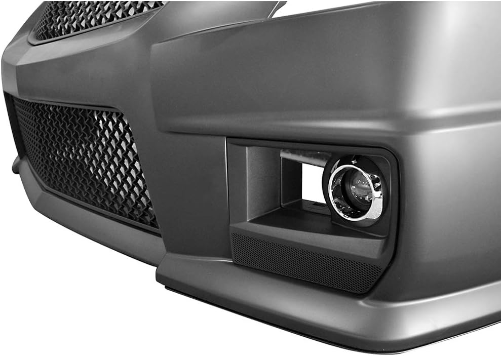 FREEMOTOR802 Compatible With 2008-2013 Cadillac CTS Front Bumper Conversion V Style Black PP